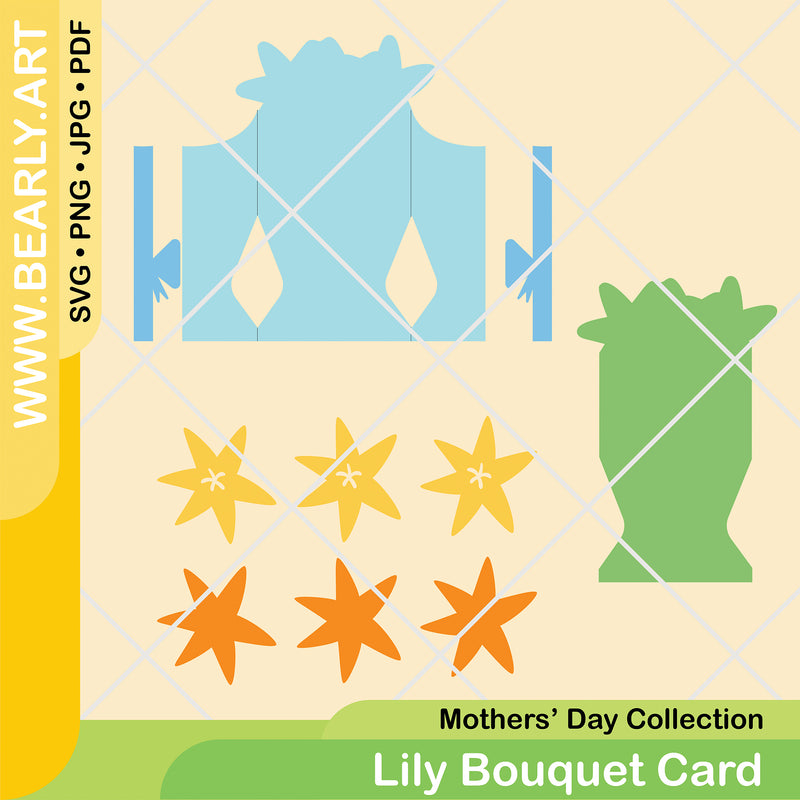 Lily Bouquet Card