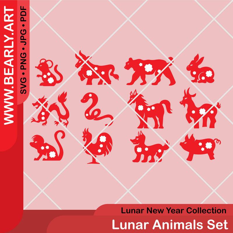 Lunar Animals Set