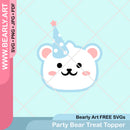Party Bear Treat Topper