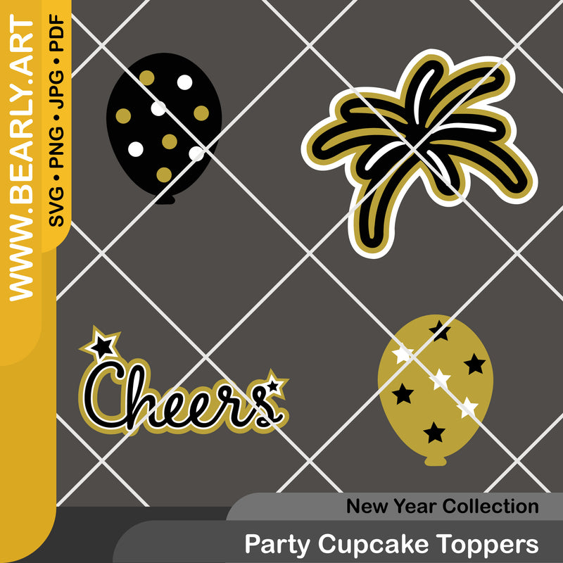 Party Cupcake Toppers