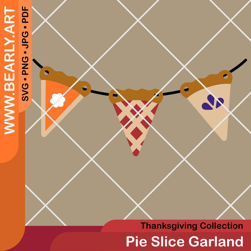 Pie Slice Garland