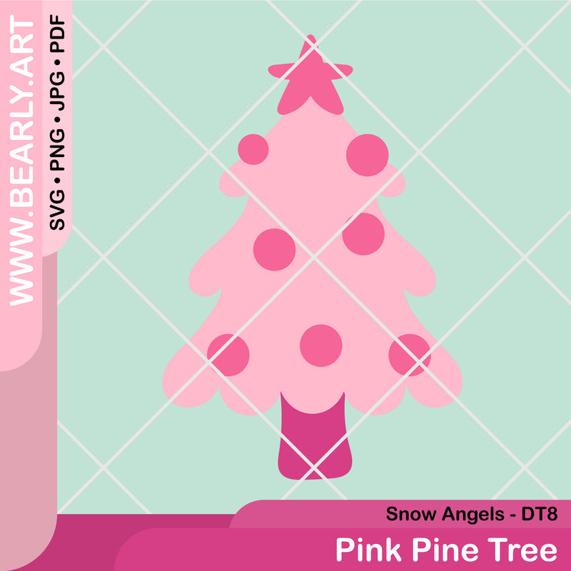 Pink Pine Tree - Design Team 8 - Snow Angels