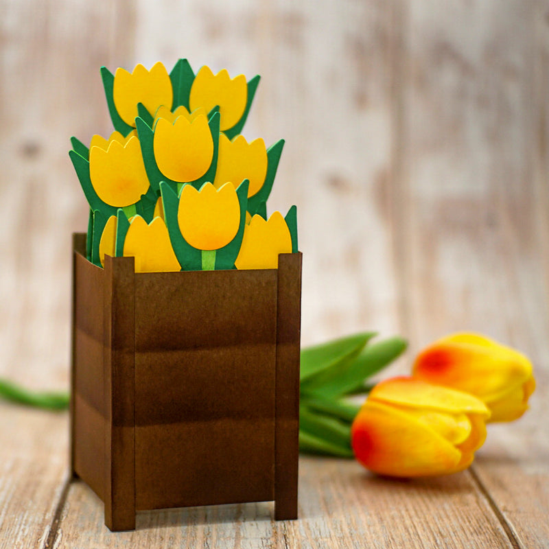 Tulip Planter Box Card