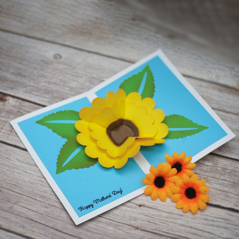 Pop Up Sunflower Card