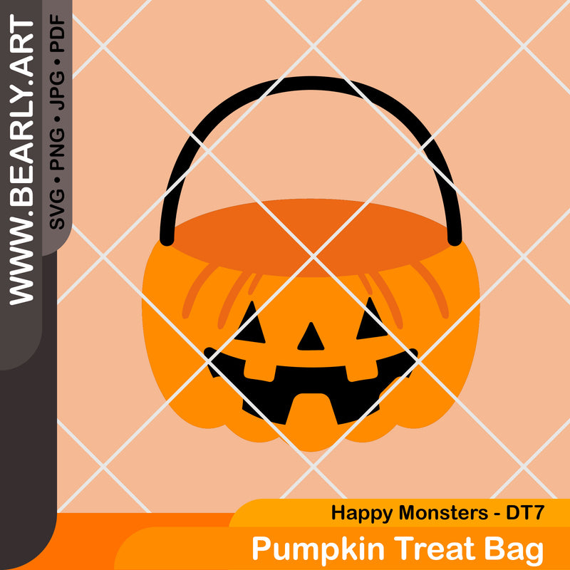 Pumpkin Treat Bag - Design Team 7 - Happy Monsters