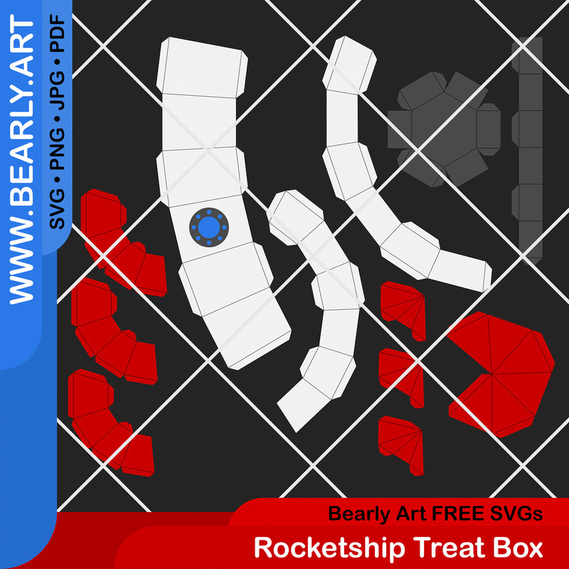 Rocketship Treat Box