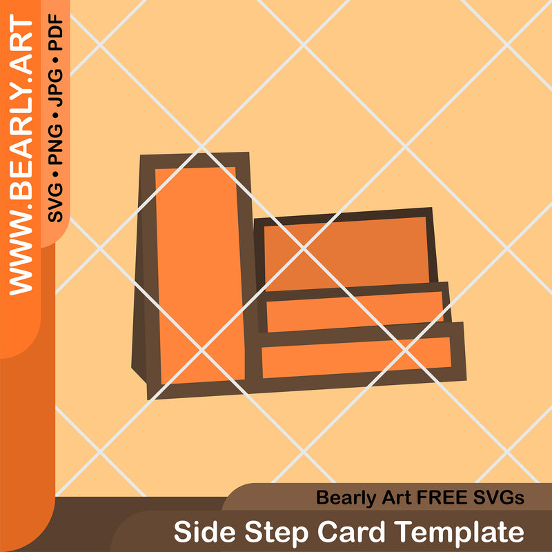 Side Step Card Template