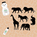 Silhouette Animal Shapes Set