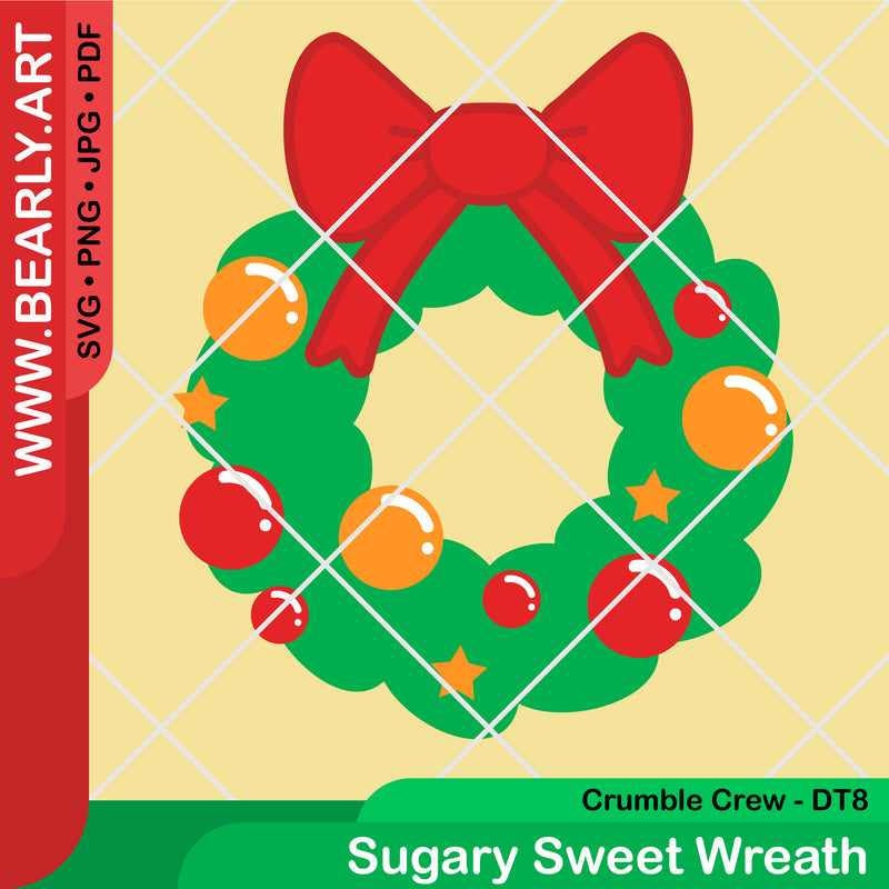 Sugary Sweet Wreath - Design Team 8 - Crumble Crew