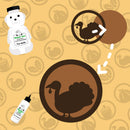 Thanksgiving Cupcake Toppers