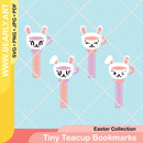 Tiny Teacup Bookmarks