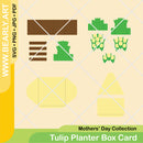 Tulip Planter Box Card