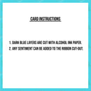 Under Water Layered Card