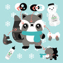 Winter Raccoons