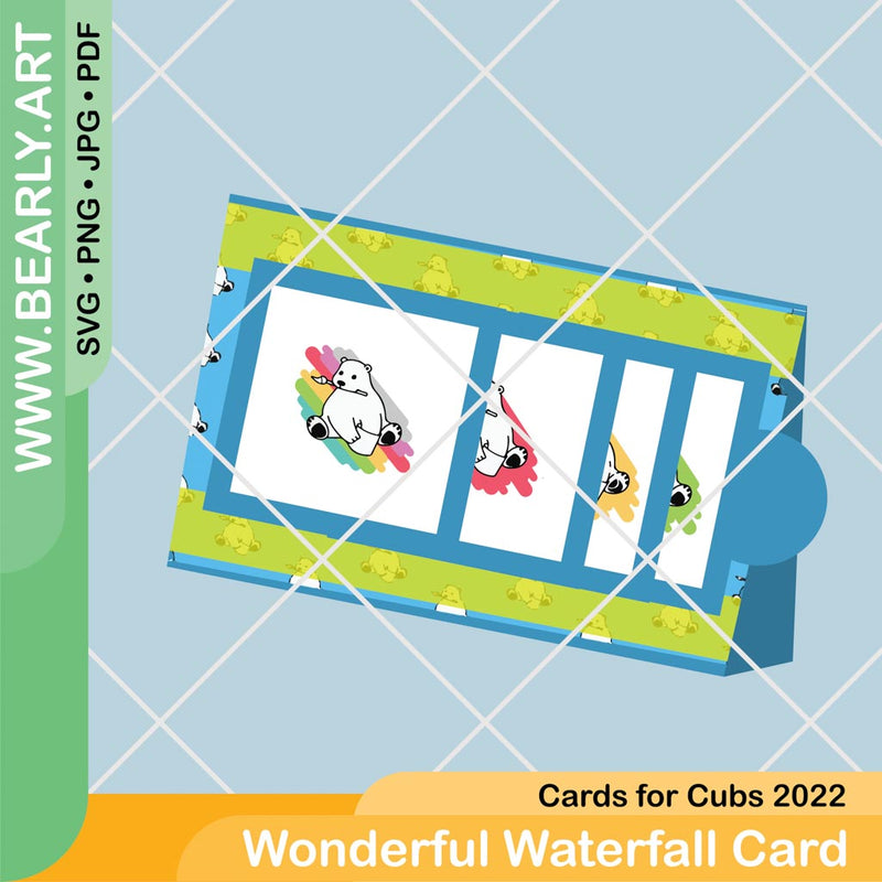 Cards For Cubs - Waterfall Card