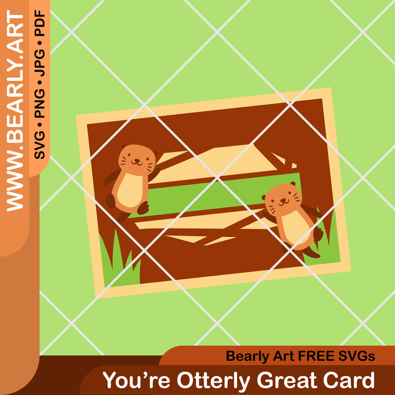 You're Otterly Great Card