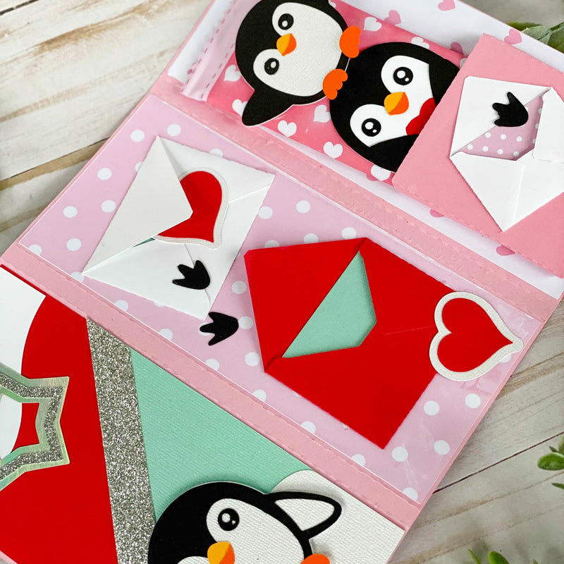 Valentine's Day Penguin Flipbook from @Be.Whimsy.Designs