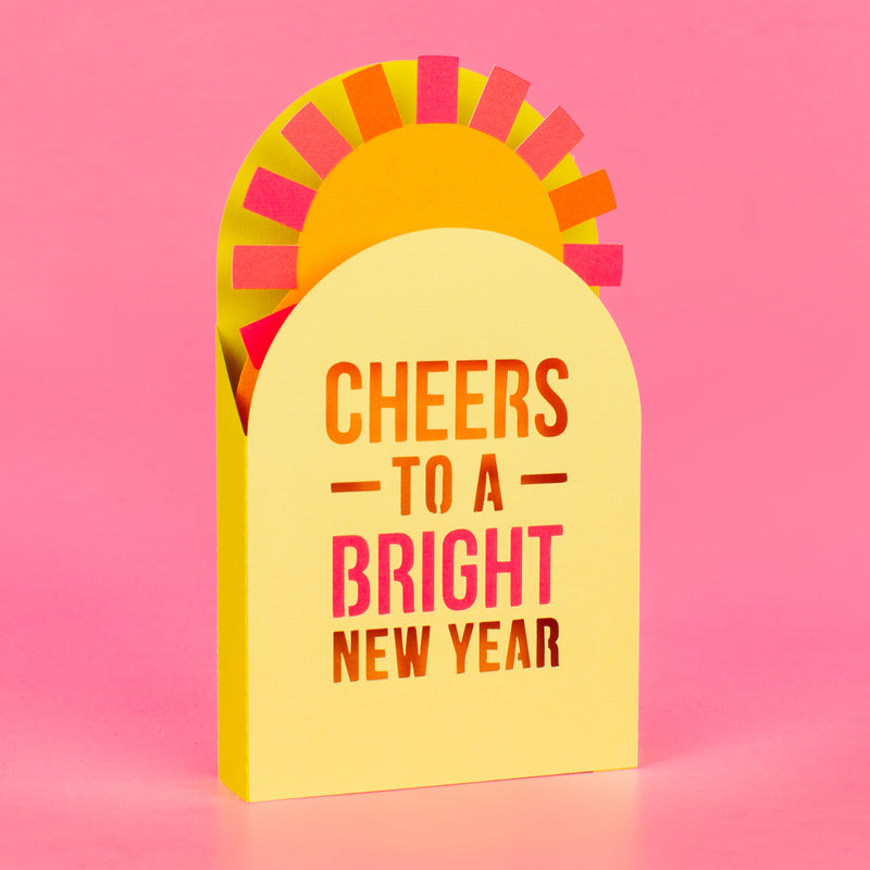 Bright New Year Card from @FurrowandFeather