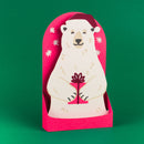 Christmas Polar Bear Card from @FurrowandFeather