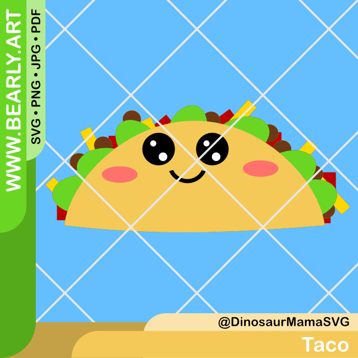 Taco from @DinosaurMamaSVG
